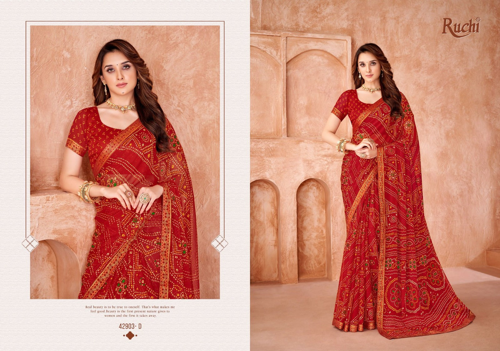 Simayaa Vol 35 Ruchi Chiffon Sarees Manufacturer