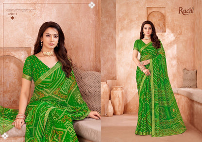 Simayaa Vol 35 Ruchi Chiffon Sarees Manufacturer