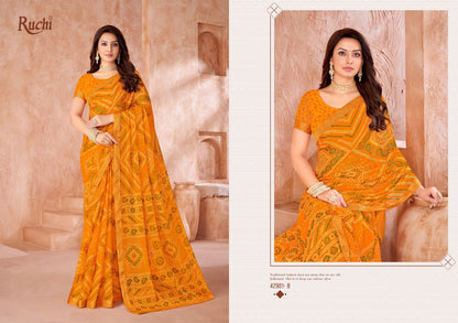 Simayaa Vol 35 Ruchi Chiffon Sarees Manufacturer