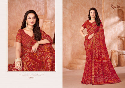 Simayaa Vol 35 Ruchi Chiffon Sarees Manufacturer
