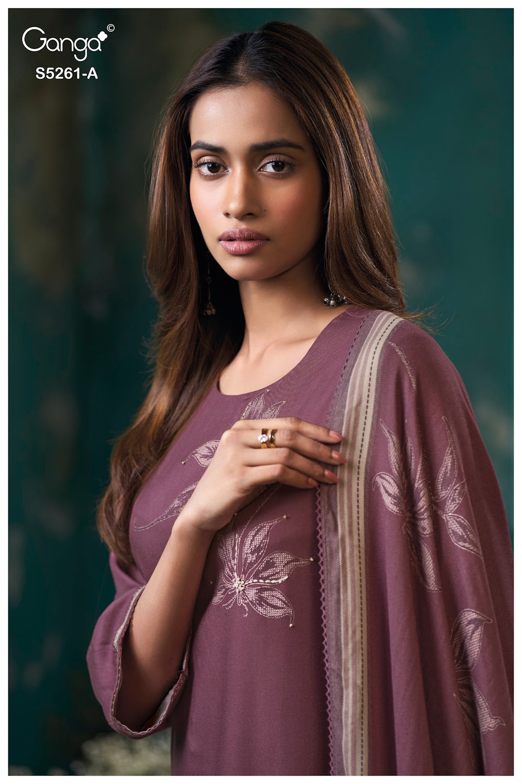 Simisha S5261 Ganga Wool Pashmina Suits Wholesale Price