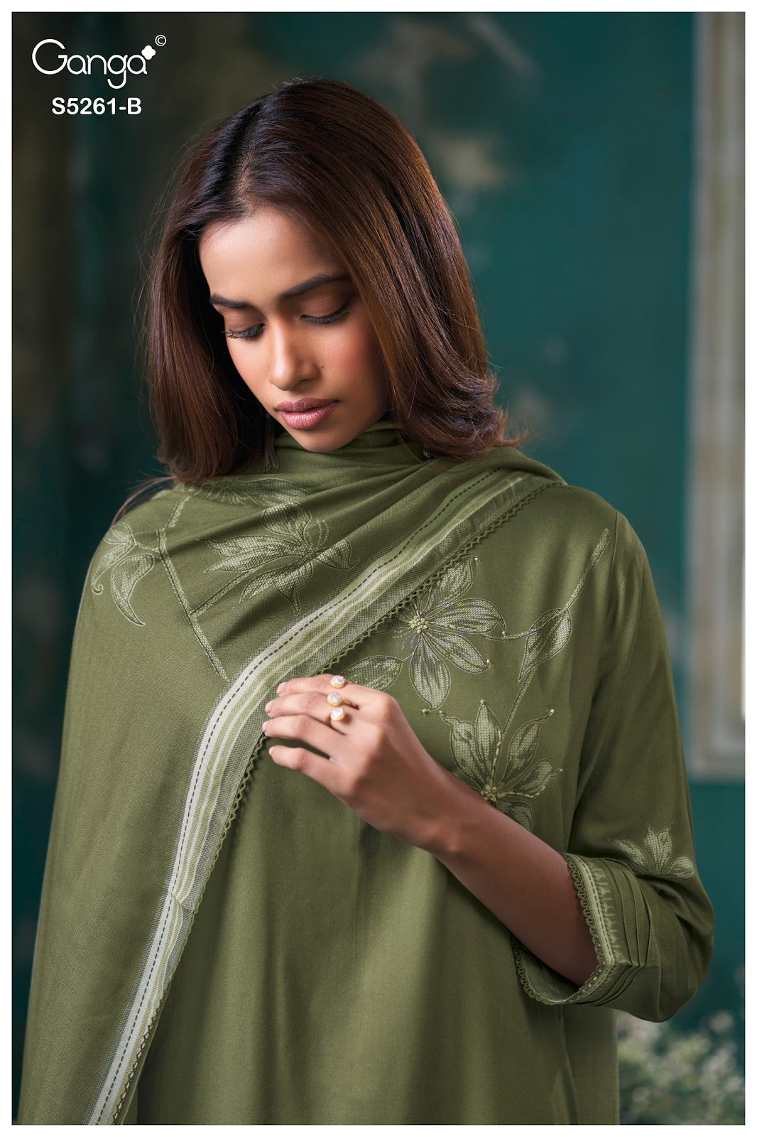 Simisha S5261 Ganga Wool Pashmina Suits Wholesale Price