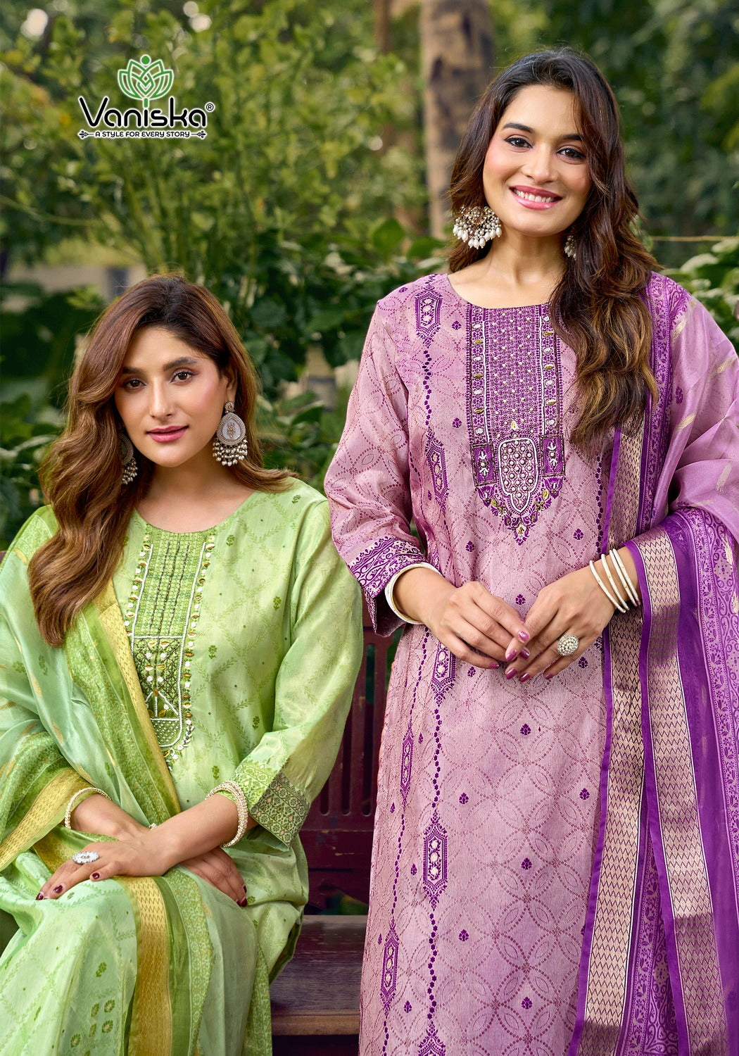 Simmer Vol 1 Vaniska Silk Readymade Pant Style Suits Wholesale Price
