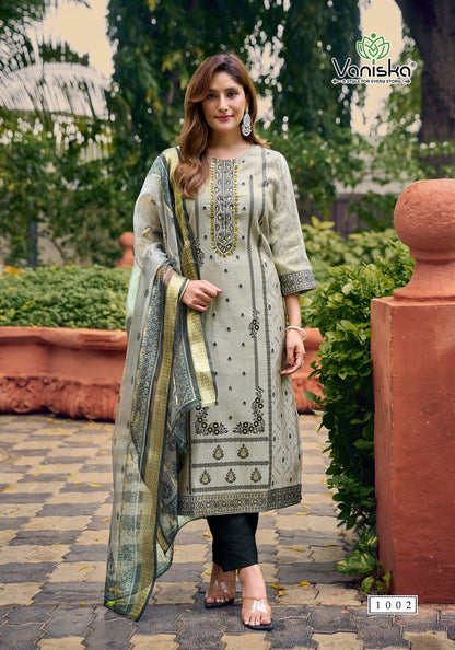 Simmer Vol 1 Vaniska Silk Readymade Pant Style Suits Wholesale Price