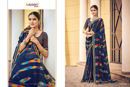 Simohi Ayaan Value Georgette Sarees Wholesaler India