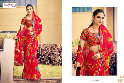 Simohi Ayaan Value Georgette Sarees Wholesaler India