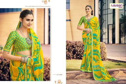 Simohi Ayaan Value Georgette Sarees Wholesaler India