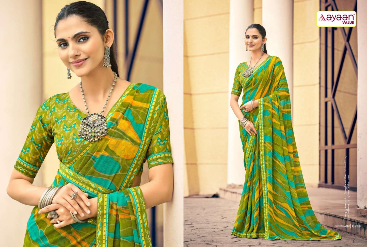 Simohi Ayaan Value Georgette Sarees Wholesaler India