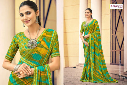 Simohi Ayaan Value Georgette Sarees Wholesaler India