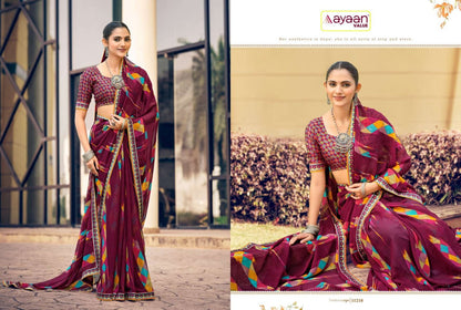 Simohi Ayaan Value Georgette Sarees Wholesaler India