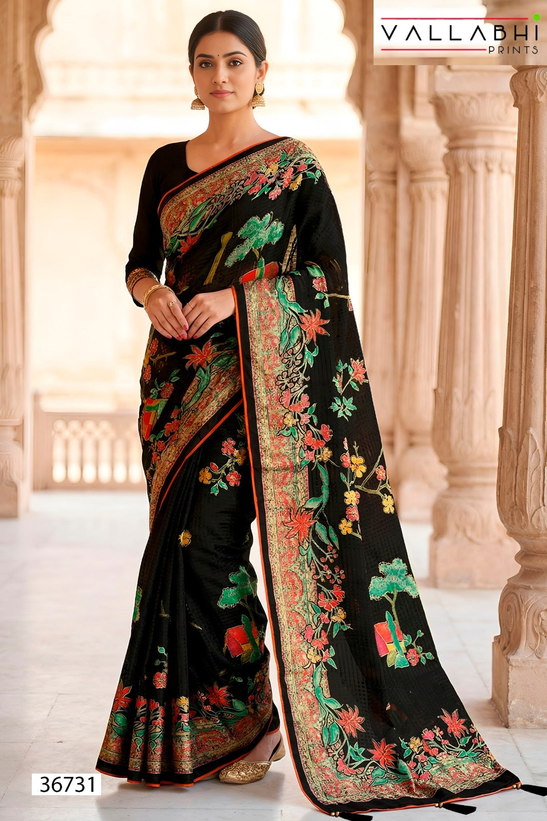 Simoneeta Vallabhi Prints Brasso Sarees Exporter