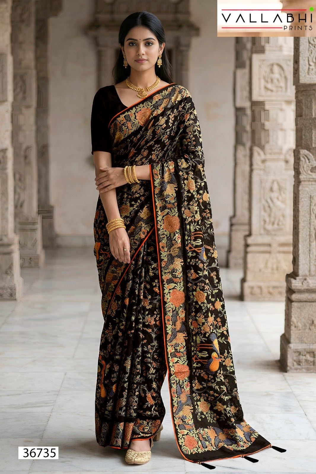 Simoneeta Vallabhi Prints Brasso Sarees Exporter