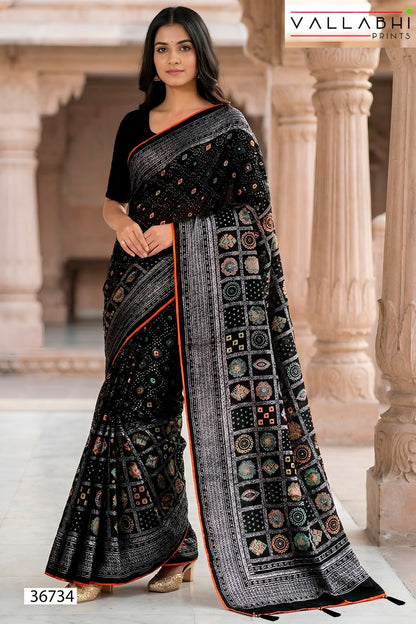 Simoneeta Vallabhi Prints Brasso Sarees Exporter