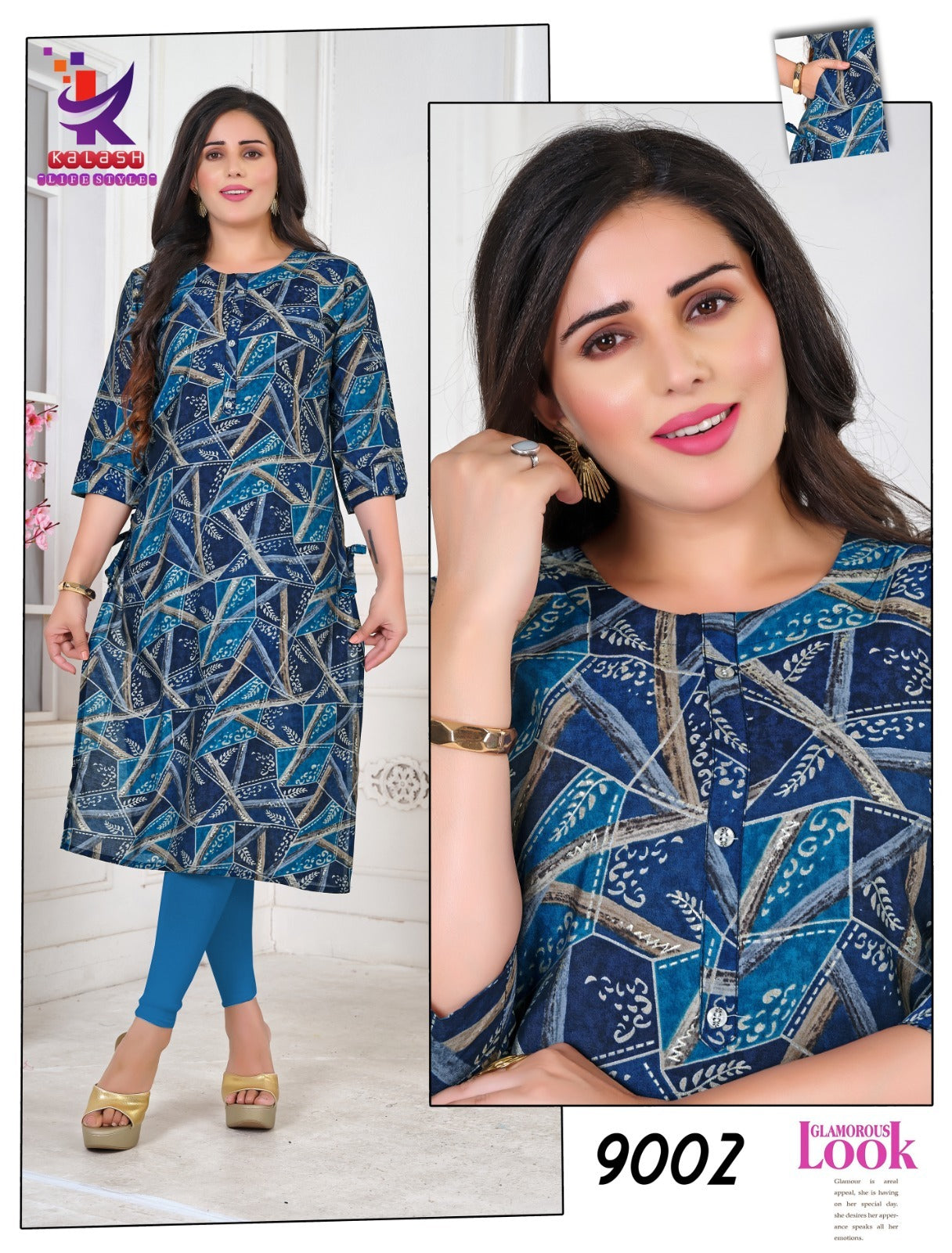 Simply You 5 Mlm Kalash Lifestyle Muslin Kurti With Pocket Exporter Gujarat