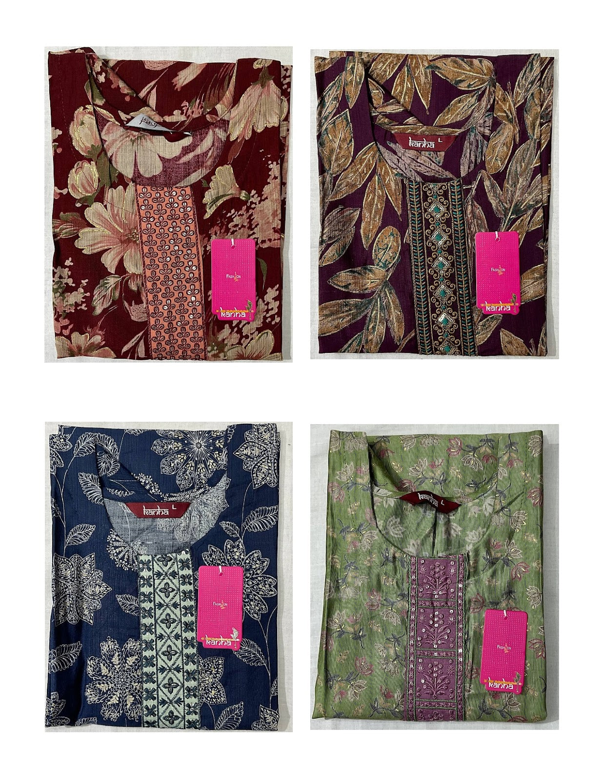 Simran 300625 Kanha Vatican Kurti With Pocket Wholesale Price