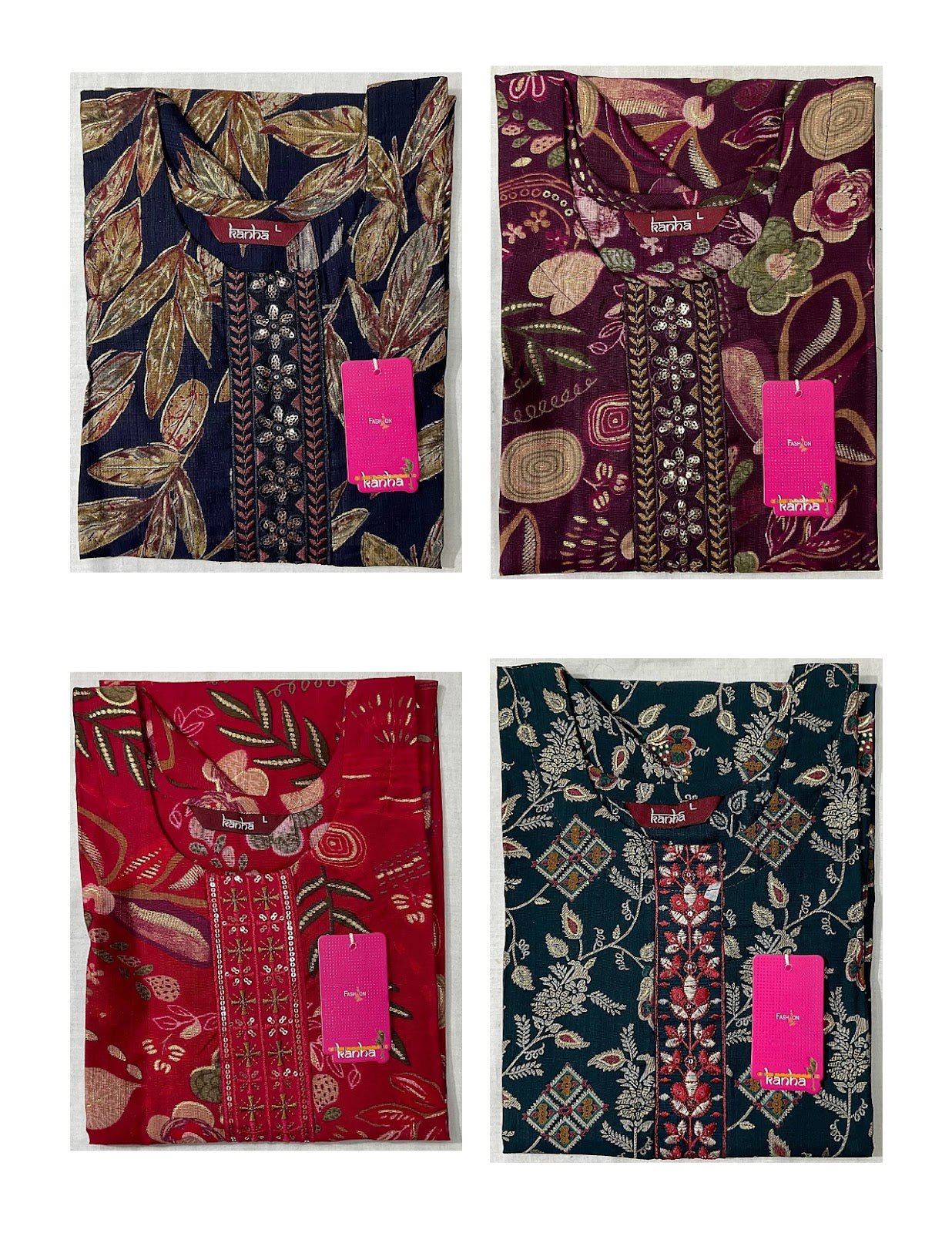 Simran 300625 Kanha Vatican Kurti With Pocket Wholesale Price