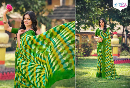 Simran Evergreen Vipul Georgette Sarees Exporter Ahmedabad