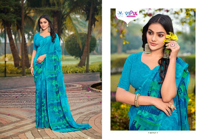 Simran Evergreen Vipul Georgette Sarees Exporter Ahmedabad