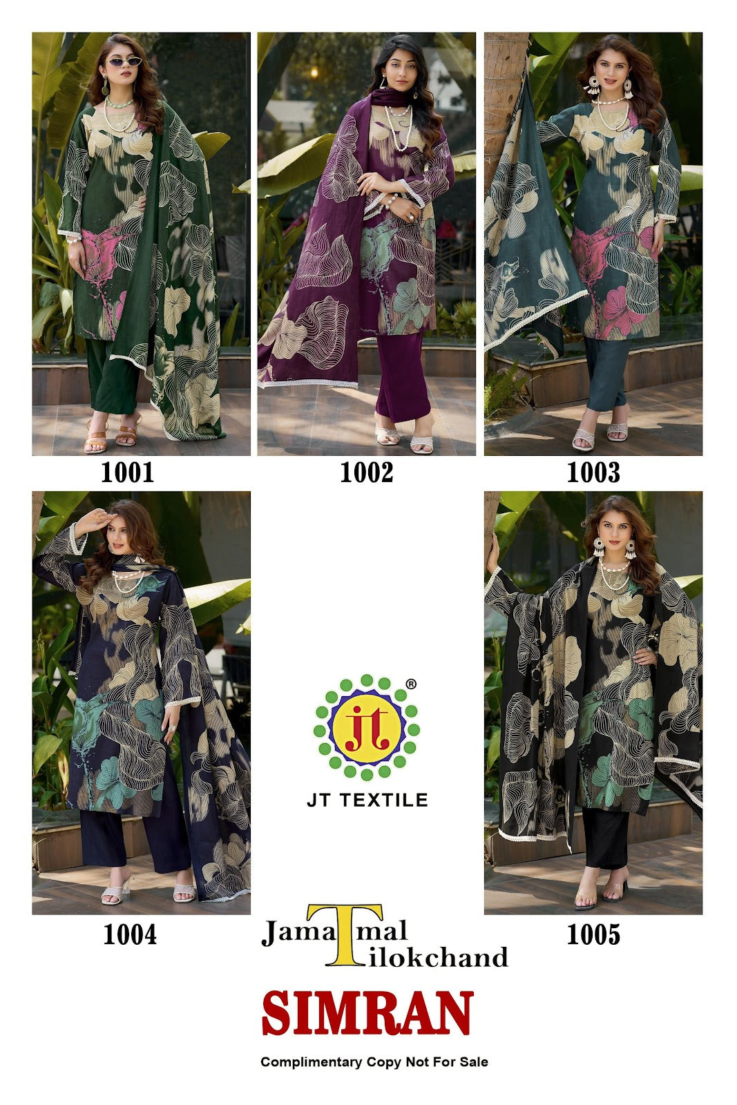 Simran Jt Rayon Pant Style Suits Manufacturer Gujarat