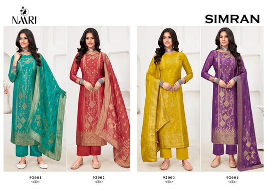 Simran Naari Simmer Pant Style Suits Supplier India