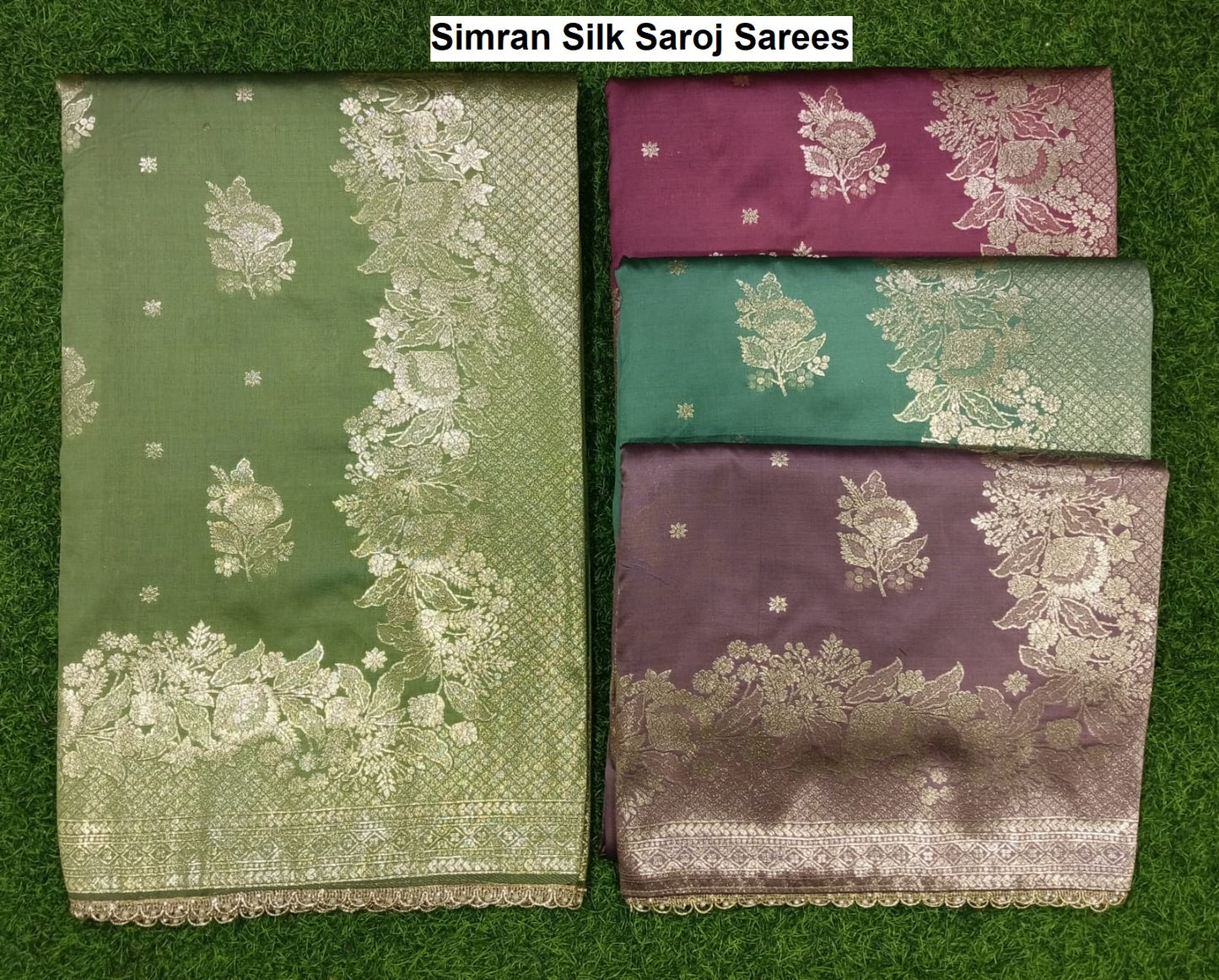 Simran Silk Saroj Sarees Exporter Gujarat
