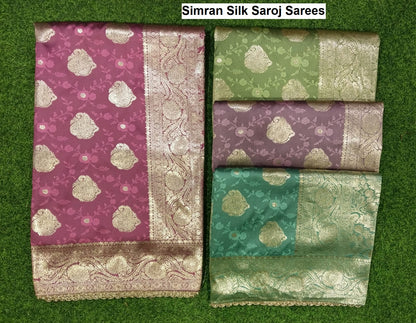 Simran Silk Saroj Sarees Exporter Gujarat