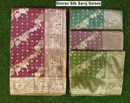 Simran Silk Saroj Sarees Exporter Gujarat