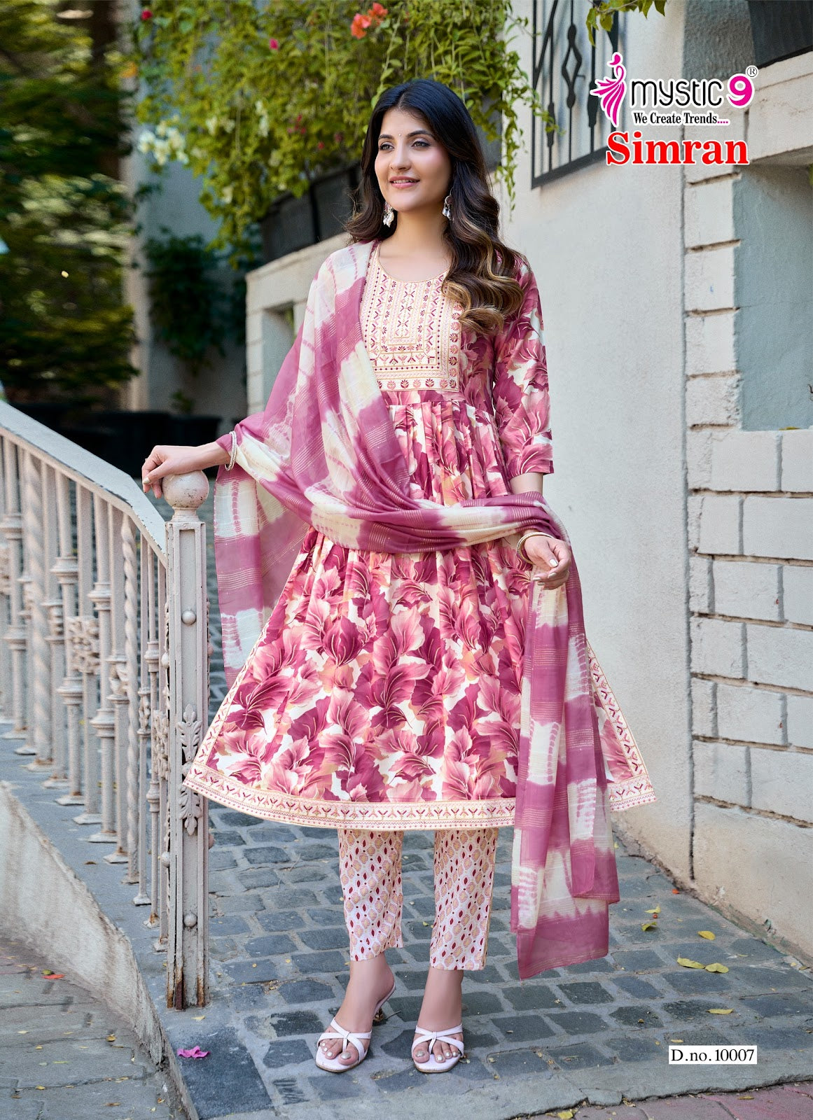 Simran Vol 10 Mystic 9 Rayon Readymade Pant Style Suits Exporter Ahmedabad