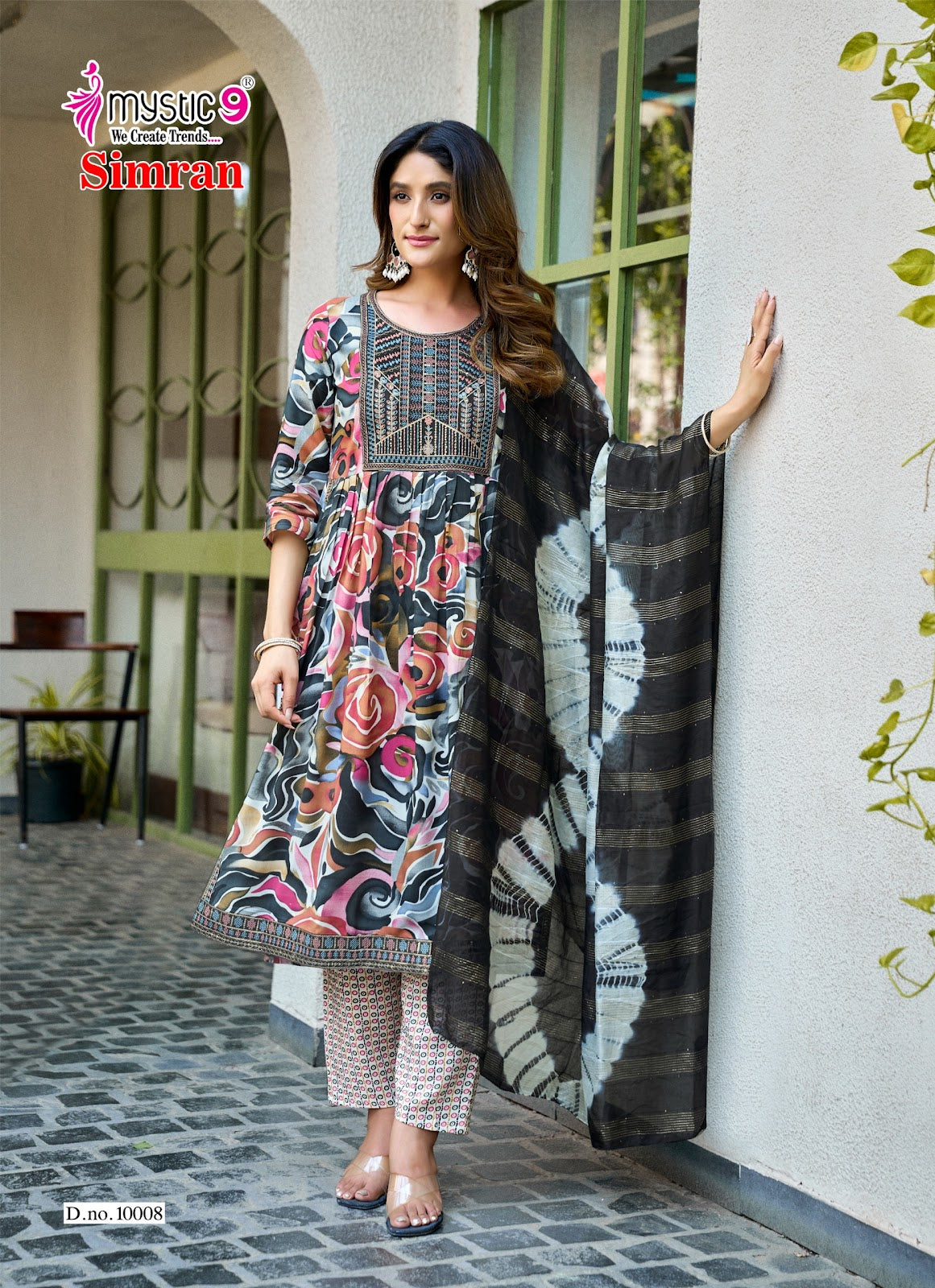 Simran Vol 10 Mystic 9 Rayon Readymade Pant Style Suits Exporter Ahmedabad
