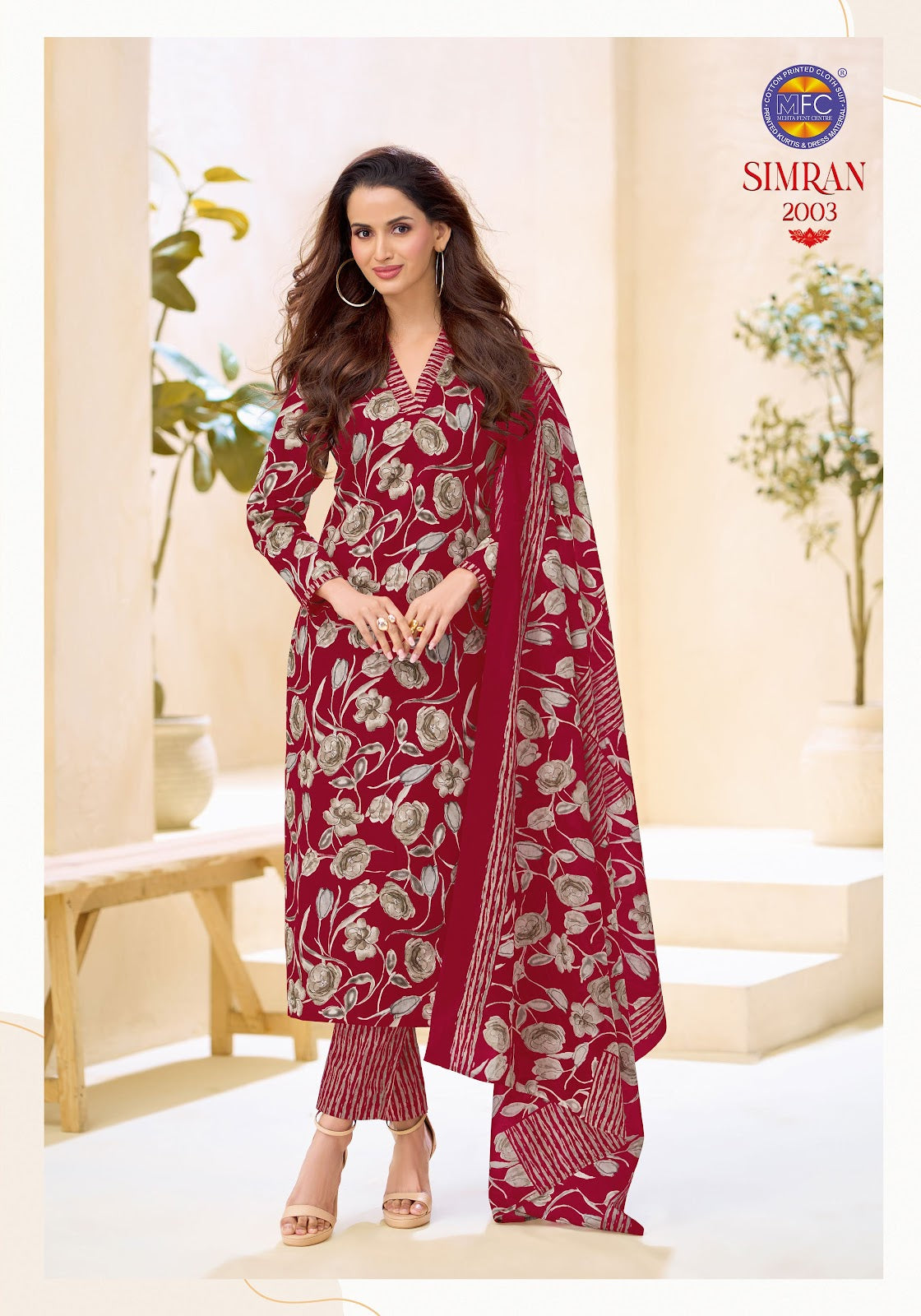 ahmedabad cotton dress material Prachi Vol 9 Madhav Fashion Cotton Dress Material Supplier Ahmedabad Kavya Style Plus