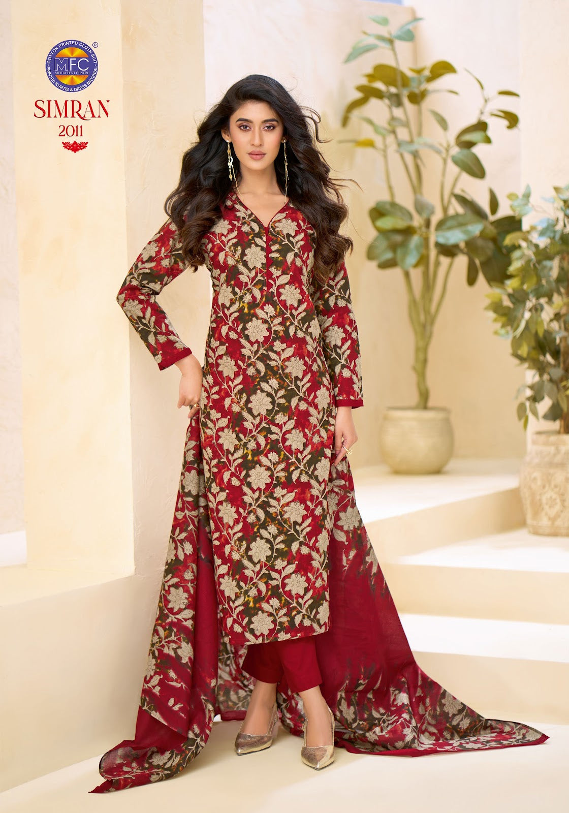 ahmedabad cotton dress material Simran Vol 2 Mfc Cotton Dress Material Supplier Ahmedabad Kavya Style Plus