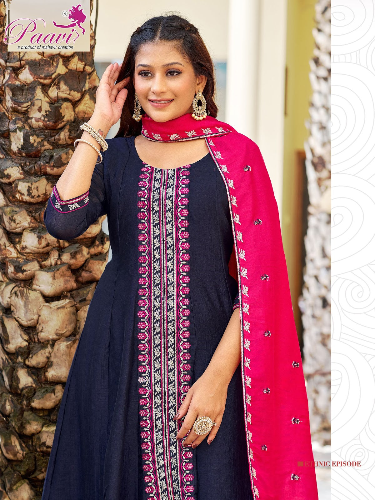 Simran Vol 2 Paavi Vichitra Readymade Anarkali Suits Wholesaler Ahmedabad