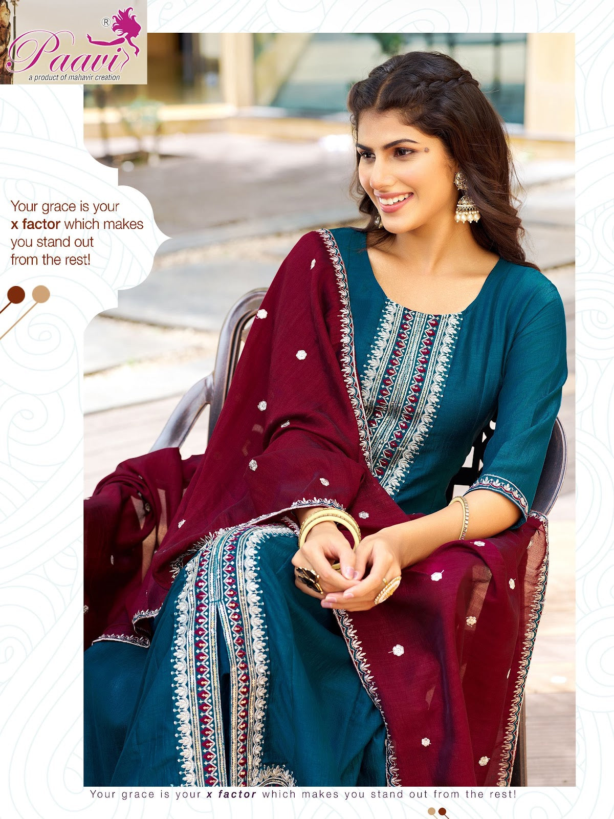 Simran Vol 2 Paavi Vichitra Readymade Anarkali Suits Wholesaler Ahmedabad