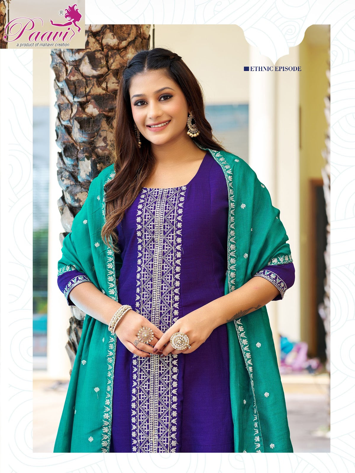 Simran Vol 2 Paavi Vichitra Readymade Anarkali Suits Wholesaler Ahmedabad