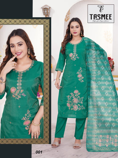 Simran Vol 2 Tasmee Roman Simmer Readymade Pant Style Suits Wholesaler India