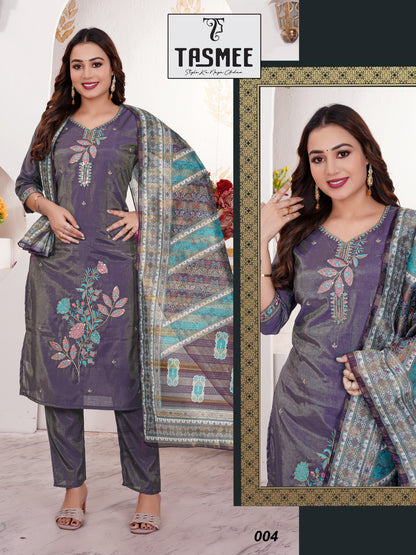 Simran Vol 2 Tasmee Roman Simmer Readymade Pant Style Suits Wholesaler India