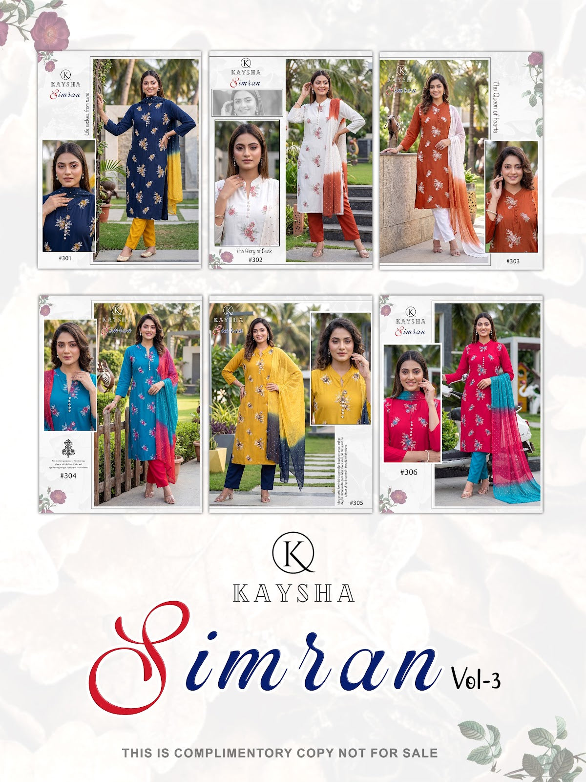 Simran Vol 3 Kysa Roman Silk Readymade Pant Style Suits Supplier Ahmedabad