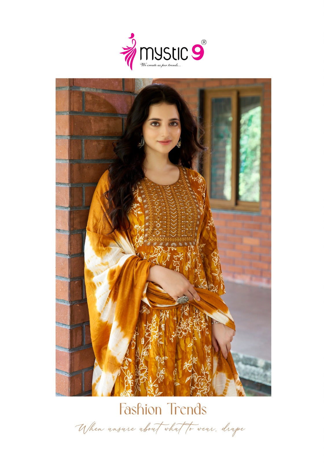 Simran Vol 5 Mystic 9 Heavy Rayon Readymade Pant Style Suits Wholesale Rate