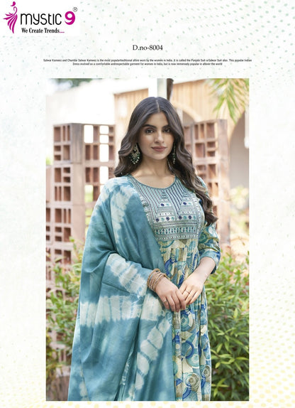 Simran Vol 8 Mystic 9 Rayon Readymade Pant Style Suits Manufacturer Gujarat