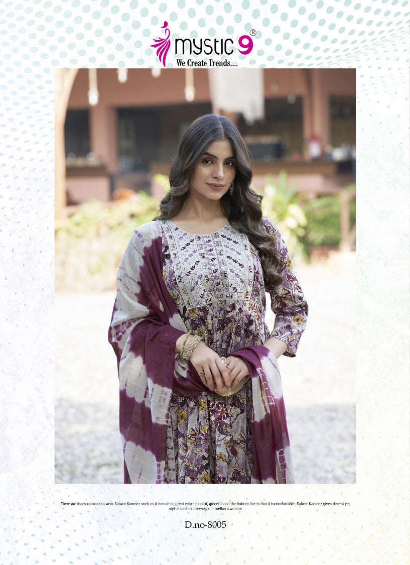Simran Vol 8 Mystic 9 Rayon Readymade Pant Style Suits Manufacturer Gujarat