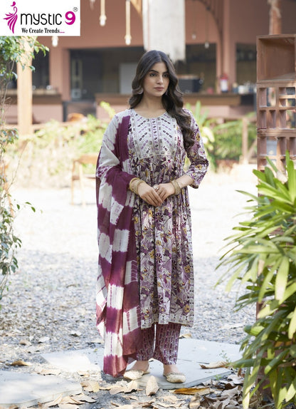 Simran Vol 8 Mystic 9 Rayon Readymade Pant Style Suits Manufacturer Gujarat