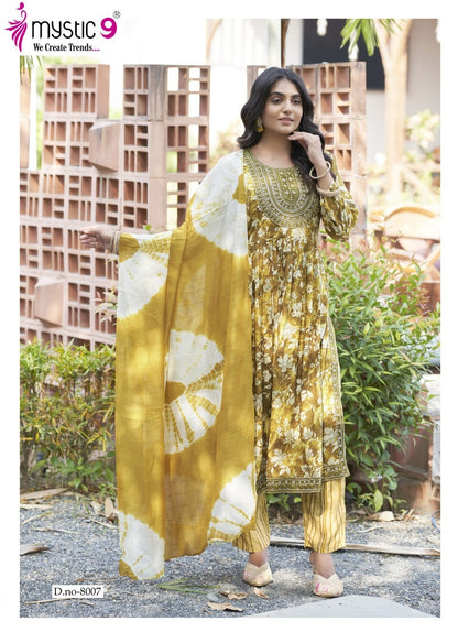 Simran Vol 8 Mystic 9 Rayon Readymade Pant Style Suits Manufacturer Gujarat