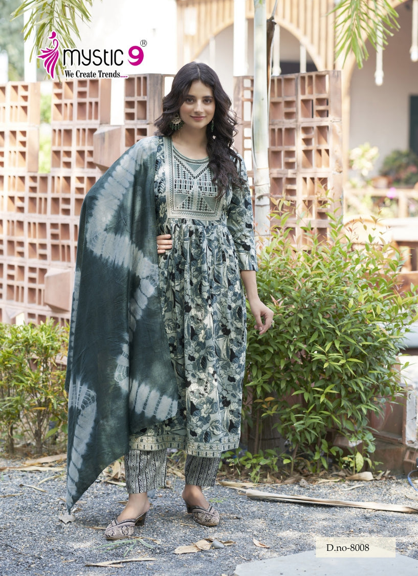 Simran Vol 8 Mystic 9 Rayon Readymade Pant Style Suits Manufacturer Gujarat