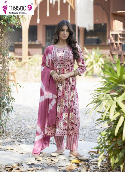 Simran Vol 8 Mystic 9 Rayon Readymade Pant Style Suits Manufacturer Gujarat