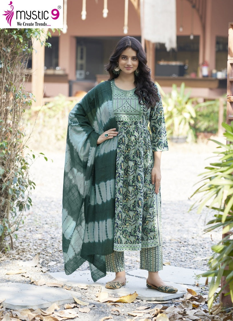 Simran Vol 8 Mystic 9 Rayon Readymade Pant Style Suits Manufacturer Gujarat