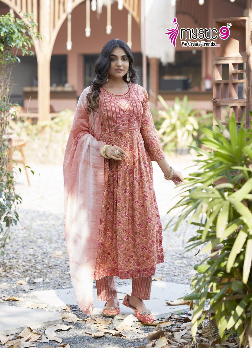 Simran Vol 8 Mystic 9 Rayon Readymade Pant Style Suits Manufacturer Gujarat