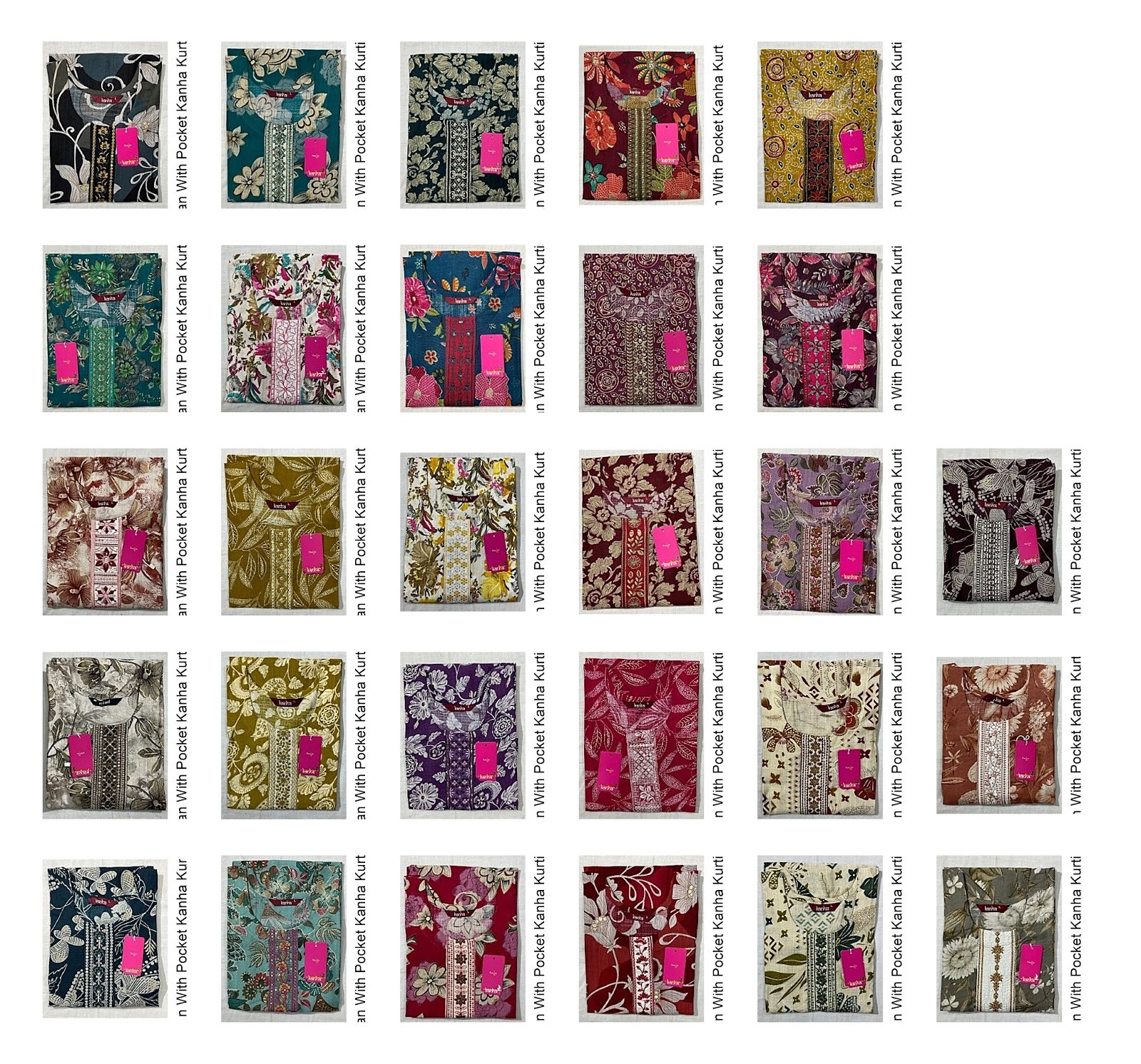 Simran With Pocket Kanha Vetican Kurtis Wholesale Rate