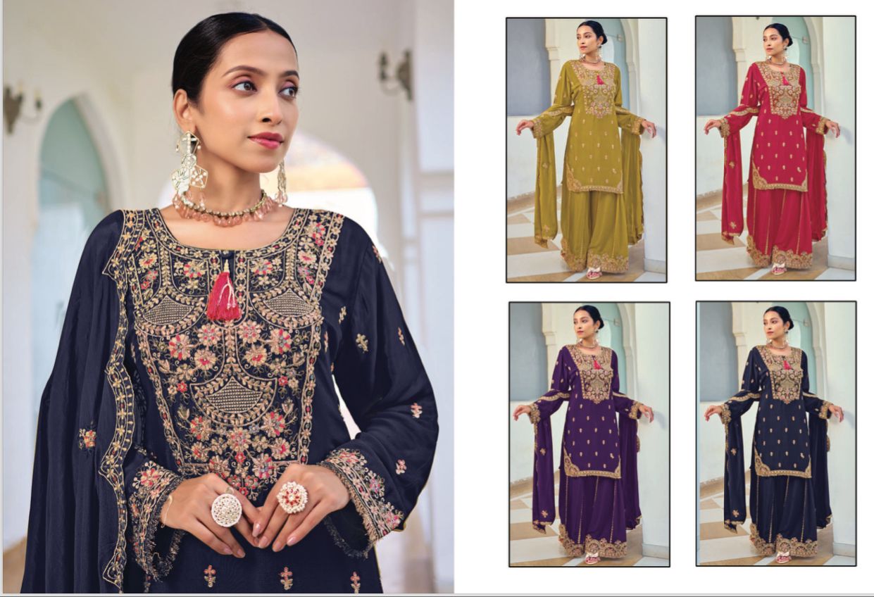 Simran Zubeda Chinon Readymade Suits Wholesaler