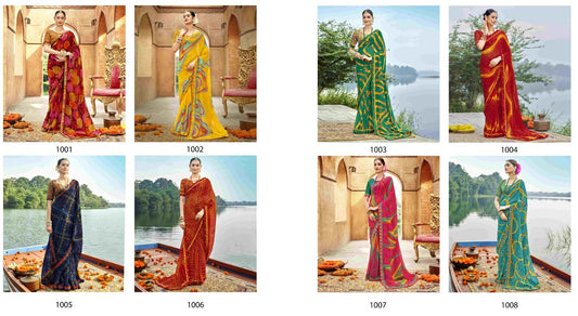 Simrat Vallabhi Lite Georgette Sarees Exporter
