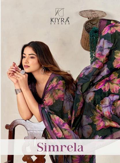 Simrela Kiyra Georgette Sarees Wholesale Price